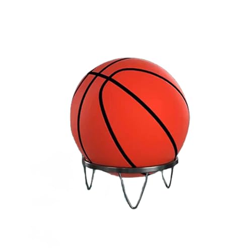 CQSJX Basketballständer, Eisen-Volleyball-Präsentationsständer, mehrschichtiger Ball-Organizer-Ständer, multifunktionales Ball-Aufbewahrungsregal für Schlafzimmer, Wohnzimmer, Garage von CQSJX