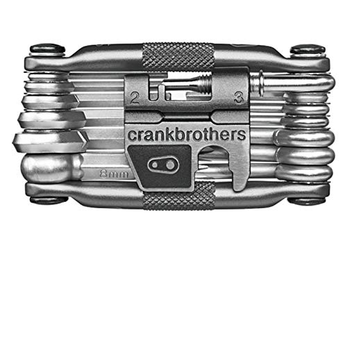 Crank Brothers Multi 19 Tool with Flask - Dark Grey Cycle Gear, Radfahren, Fahrrad von Crank Brothers