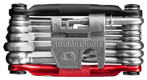 crankbrothers multi tool m19 19 funktionen schwarz rot von CRANKBROTHERS