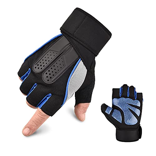 CRAZY SHARK Fitness Handschuhe, Trainingshandschuhe mit Microfaserfiber für Damen Herren, Gym Handschuhe Sporthandschuhe für Crossfit, Bodybuilding, Radsport, Gym, Krafttraining von CRAZY SHARK