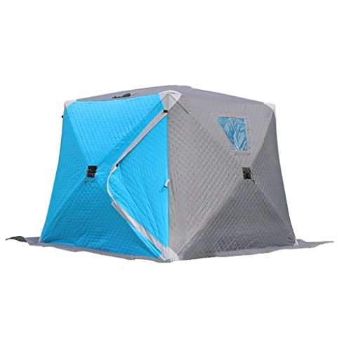 1-4 Personen Winter-Angelzelt Winter-Eisangelzelt Campingzelt Wind- und regendichtes warmes Zelt zum Winterangeln im Freien von CRBUDY