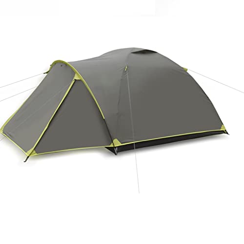 3-4Personen Outdoor Tragbare Camping Ausrüstung Park Picknick Doppel-Schicht Zelt Tourist Familie Reise Zelt von CRBUDY