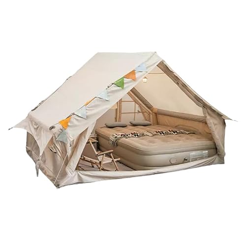 Aufblasbares Zelt, Camping im Freien, tragbare Faltkabine, automatisches Aufblasen auf Knopfdruck, mehrstufige Luftsäulenunterstützung, stabil (Oxford-Stoff) von CRBUDY