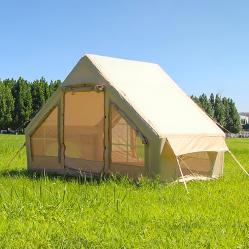 Aufblasbares Zelt im Freien, verdicktes Oxford-Tuch, großer Raum, Camping, Übernachtung, Reiseausrüstung, regensicher, kleines Haus von CRBUDY