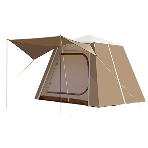 Camping-Sofortzelt, Pop-Up-Zelt für 3–4 Personen, wasserdicht, Winddicht, Familienzelte, einfacher Aufbau für Camping, Wandern und Outdoor, tragbares Zelt mit Tragetasche von CRBUDY