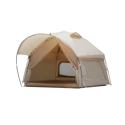Camping-Sofortzelt - Automatisches Zelt für 5–8 Personen, wasserdichtes, winddichtes Familienkabinenzelt mit Überdach, einfach aufzubauen, für Camping, Wandern, Bergsteigen von CRBUDY