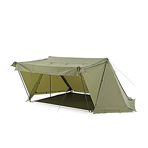 Campingzelt, 1-Personen-Rucksackzelt, 3-Jahreszeiten-Einzelzelt, leicht, wasserdicht, für den Außenbereich, integriertes Kamindesign, für Bergsteigen, Wandern, Reisen von CRBUDY