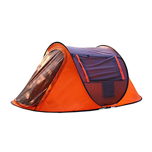 Campingzelt Automatisches Pop-Up-Zelt Tragbares Familien-Kuppelzelt Wasserdichter Schutz Einfach aufzubauendes Zelt 5-6 Personen Wandern Outdoor-Festivals Rucksackreisen Survival-R von CRBUDY