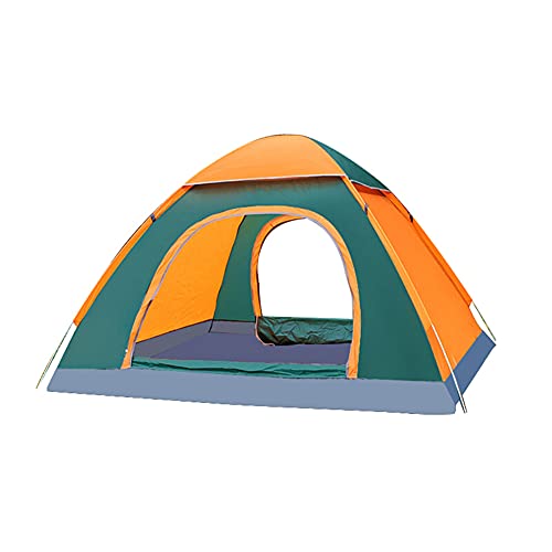 Campingzelt Outdoor Automatisches Zelt 3-4 Personen Doppellagig Regenfest 1 Zimmer 1 Halle Rahmenzelte von CRBUDY