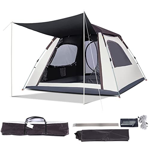 Das tragbare Zelt für 3–4 Personen ist Wasser- und Winddicht, für Vier Jahreszeiten geeignet, leichtes Rucksackzelt, kann schnell aufgebaut Werden, ideal zum Wandern (aa) von CRBUDY