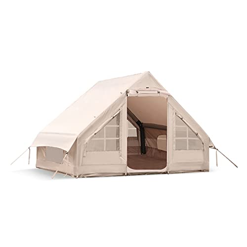 Glamping-Zelt für 3–5 Personen mit Pumpe, aufblasbare Zelte, einfach aufzubauendes, wasserdichtes 4-Jahreszeiten-Außenhaus zum Angeln, Camping und Wandern von CRBUDY