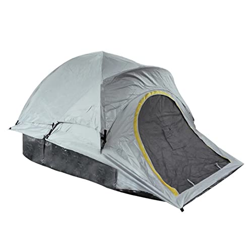 LKW-Zelte für Camping, LKW-Ladeflächenzelt in voller Größe mit Abnehmbarer Bodenmatte für 2 Personen, Pickup-Truck-Zelt doppellagig, wasserdicht und Aufbewahrungstasche, Reisezubeh von CRBUDY