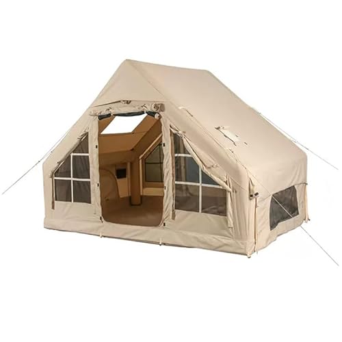 Luftsäulenzelt, aufblasbares Zelt, Campinghütte für den Außenbereich, wasserdichtes Material, PVC-Oberlicht, verbrühungssichere Kaminöffnung () von CRBUDY