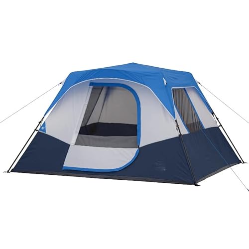 Outdoor-Wander- und Outdoor-Wanderzelt, tragbares Zelt, Campingzelt mit LED-Leuchten von CRBUDY