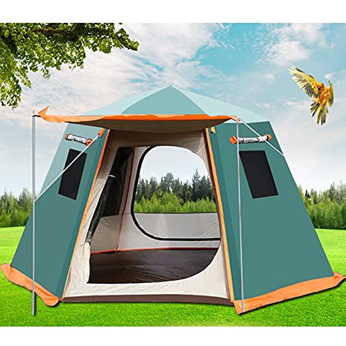 Pop-Up-Zelt für 3–8 Personen, Strandzelt, Sonnenschutz, Outdoor-Camping, Familienzelt, Sofortzelt, einfach aufzubauen, für Camping, Rucksackreisen, Wandern, Bergsteigen von CRBUDY