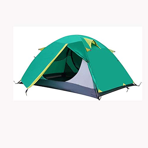 Rucksackzelt 2-Mann Leichtes Zelt Wasserdichtes Doppelschicht-Kuppelzelt Outdoor-Camping-Wanderzelt Zelt von CRBUDY