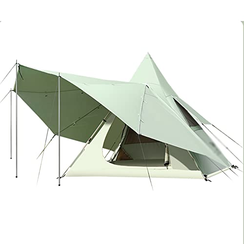 Tipi-Zelt für den Außenbereich, tragbares Zelt, wasserabweisend, UV-Schutz, Sonnenschutz, Campingzelt mit Tragetasche für Camping, Wandern, Klettern, Reisen von CRBUDY