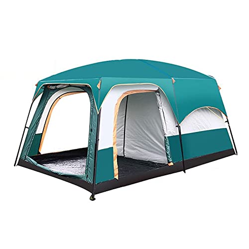 Tragbarer Campiten-Unterschlupf, tragbar, wasserdicht, für 4–8 Personen, sofort aufbaubares Pop-up-Zelt mit oberen Regenschutztüren für Campihiki-Bergsteigen von CRBUDY
