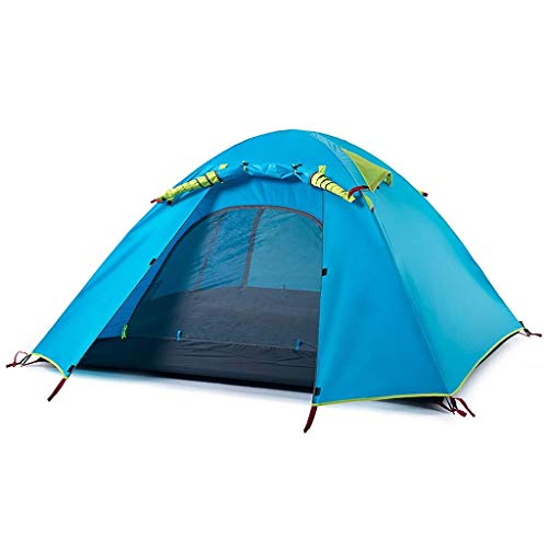 Tragbares Campitent-Doppelschicht-wasserdichtes Sonnenschutzzelt für 2–4 Personen, leichtes Familienzelt für den Außenbereich, 3 Größen (EIN 3-Personen-Zelt) von CRBUDY