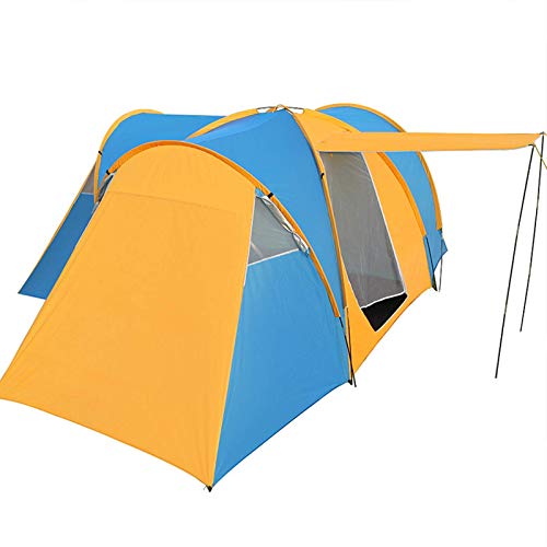 Tragbares Campitent-Zelt für 6 und 4 Personen, doppeltes leichtes tragbares Zelt zum Angeln, für Kinder, Familienpicknick, Strand, Garten, Angeln von CRBUDY