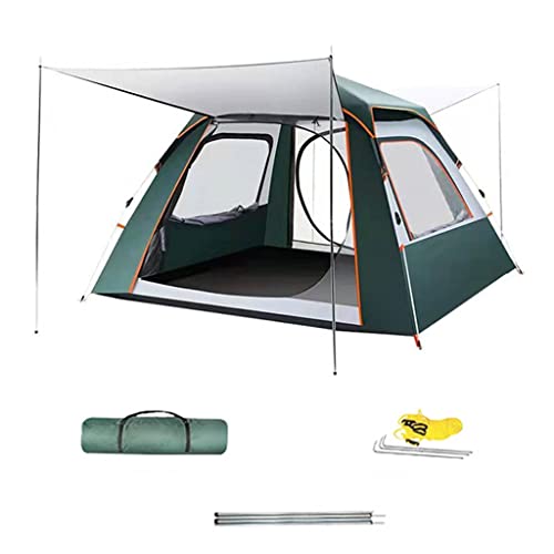 Tragbares Outdoor-Campitent für 2/4 Personen, wasserdichtes Campitents, einfacher Aufbau, 2/4-Mann-Zelt, Sonnenschutz für 2/3/4 Personen von CRBUDY