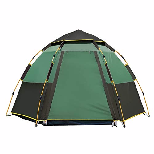 Tragbares Zelt, Outdoor-Zelt, automatisches Schnellöffnungszelt, Campitent Home, selbstfahrendes Regen- und Sonnenschutz-Universalzelt für Familienfeiern im Freien (Grün A) von CRBUDY