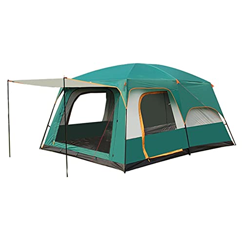 Tragbares Zelt für 8 Personen, wasserdichtes Kuppelzelt, großes Zelt mit Wohnzimmer und separaten Räumen, Familienzelte für Camping, Wandern und Reisen von CRBUDY