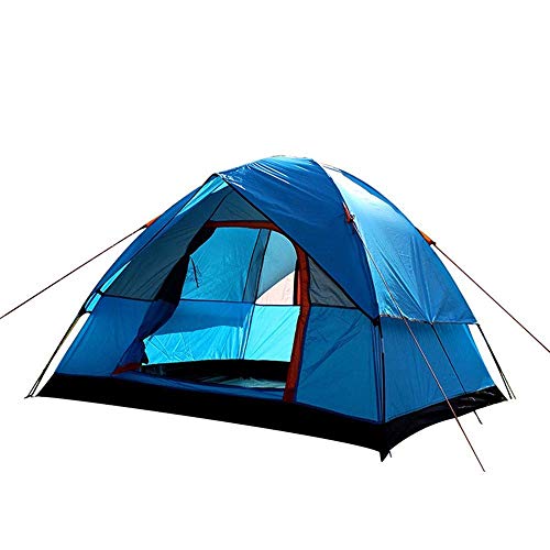 Tragbares Zelt für den Außenbereich, sturmsicher, für 4 Personen, doppelstöckiges Familien-Campitravel-Zelt zum Rucksackangeln von CRBUDY
