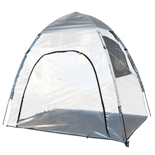 Transparentes Zelt, durchsichtiges Blasenzelt für den Außenbereich, Campitent, Blasenhaus-Kuppel, 1,8 x 1,3 x 1,6 m, durchsichtiges, vielseitiges Pop-up-Zelt für Sport, Camping, Ga von CRBUDY