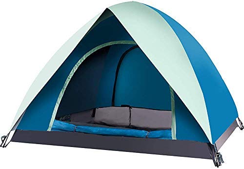 Zelt 3-4 Personen Campingzelt Vollautomatische Zelte Outdoor Wasserdicht Tragbares Schattendach zum Wandern Bergsteigen Outdoor Camping von CRBUDY