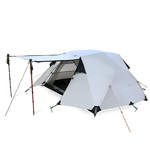 Zelt Outdoor 2-Personen-Zelt, Doppelte Aluminiumstange, Campingzelt, Dick Und Warm, Einfach Zu Installierende Campingausrüstung Atmungsaktives Wasserdichtes Outdoor-Camping von CRBUDY