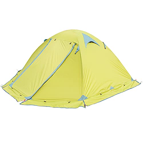 Zelt Outdoor-Kuppelzelt, leicht und atmungsaktiv, doppellagig, wasserdicht, widerstandsfähig, einfach aufzubauen, Zelt für 2 Personen, Wandern, Bergsteigen, Reisen von CRBUDY