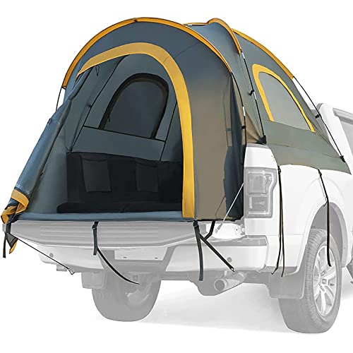 Zelt Pickup Truck Zelt Auto Heckklappenzelt, wasserdichtes PU 2000 mm Doppellagiges Autobett-Campingzelt für Minivan Outdoor Selbstfahrendes Camping Party Wandern von CRBUDY