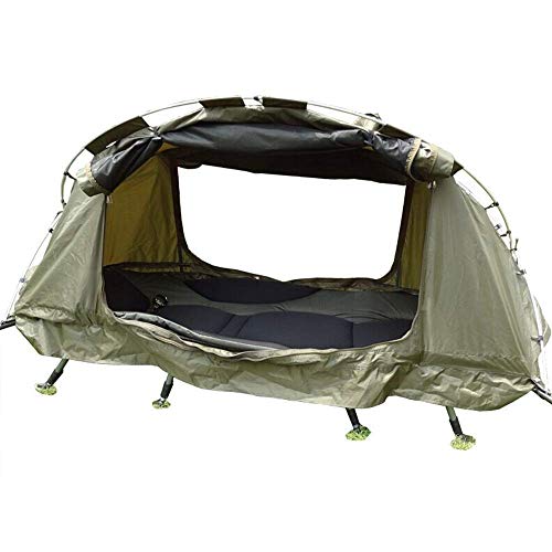 Zelt Zelt Doppelschicht Anti-Sturm Feldbett Outdoor Angelbett Für Winterangeln Reise Camping Für Outdoor Angeln von CRBUDY