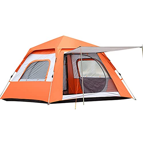 Zelte Camping für 3-4 Personen, 5-6 Personen, wasserdicht und Winddicht, einfach aufzubauen, Rucksackreisen, belüftet und geeignet für Outdoor- und Wanderausflüge (1 5) von CRBUDY