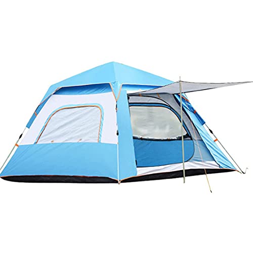 Zelte für Camping für 3–4 Personen, 5–6 Personen, wasserdicht und Winddicht, einfach aufzubauen, für Rucksackreisen, belüftet und für Outdoor- und Wanderausflüge geeignet (2 5) von CRBUDY