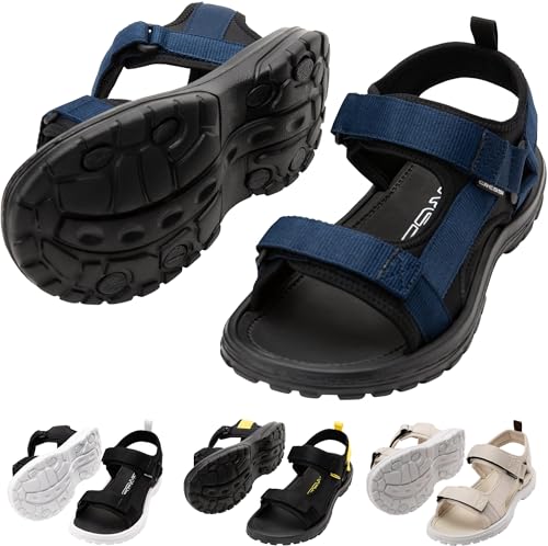 CRESSI Unisex-Adult Pete Black/Blue 36 Sandale ideal für Sommertage am Strand, Schwarz/Blau Navy von CRESSI
