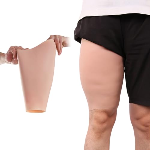 CRODRES Realistische Silikon Schoß Pads Beinverbesserung Calf Corrector Wearable Fake Calf für krumme oder dünne Beine,Skin Tone,1 Pair von CRODRES