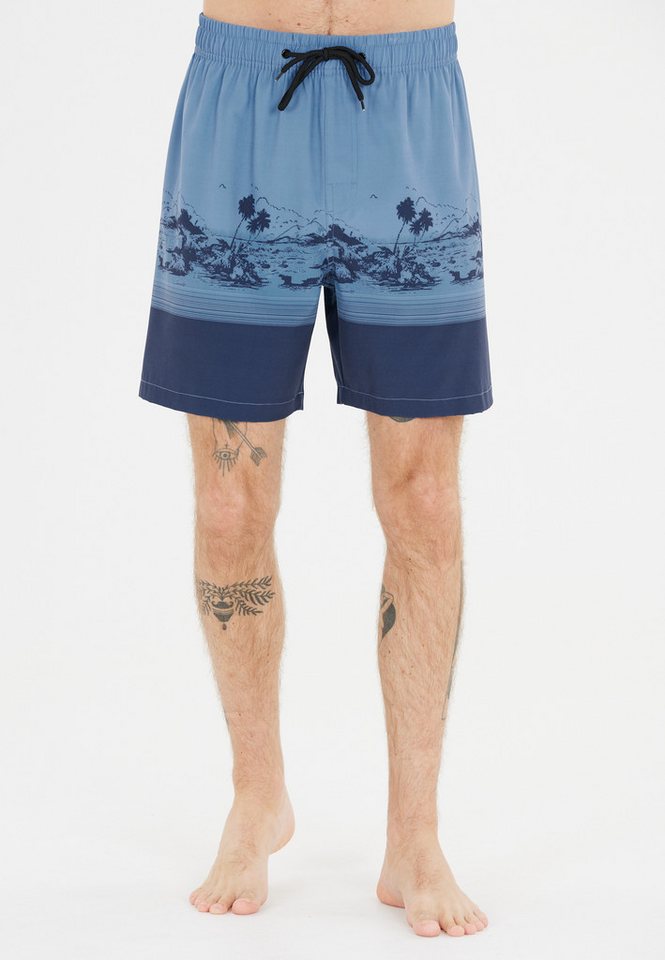 CRUZ Badeshorts Hector aus atmungsaktivem Material mit lässigem Print von CRUZ