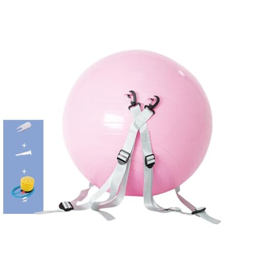 Salto-Ball, multifunktionaler Hilfsball, Salto-Assist-Ball, multifunktionaler Salto-Ball mit aufblasbarer Pumpe, mit verstellbaren Schultergurten für Erwachsene und Kinder von CTDWNT