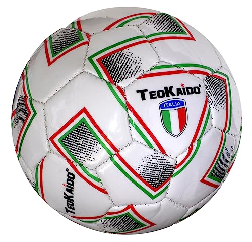 Polierter Fußball für Training oder Spiel, Größe 2 weiß, für Kinder, Durchmesser 16 cm von CUCUBA