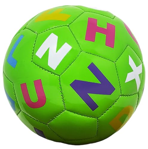 Polierter Fußball für Training oder Spiel Größe 2 Grün für Kinder Durchmesser 15 cm von CUCUBA