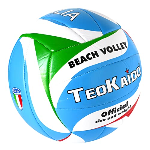 CUCUBA Volleyball/Beach-Volleyball, für Training oder Spiel, Größe 5 (mehrfarbig), rot von CUCUBA
