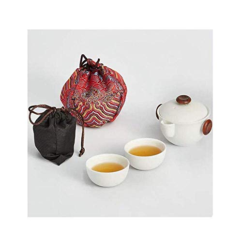 CUNTO Exquisites Tee-Set, schnelle Tasse, tragbare Keramik, japanische Aufbewahrungstasche, Büro, Zuhause, Reisen, Tee-Set für den Haushalt von CUNTO