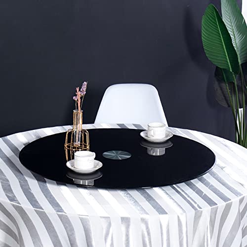CUNTO Kunyun Marmor-Tischplatten-Drehteller, großes Lazy Susan-Drehtablett, Esstisch-Servierplatte, rundes, drehbares Serviertablett, robuste Drehplatte, 50–100 cm von CUNTO