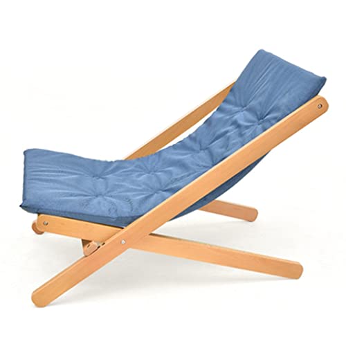 Lounge-Stuhl für Wohnzimmer, Boho-Stuhl für Schlafzimmer, moderner weicher Akzentstuhl, gepolsterter Liegestuhl mit Holzrahmen, einzelner Freizeit-Liegestuhl, hohe Rückenlehne, fauler Sofa-Stuhl für von CUNTO