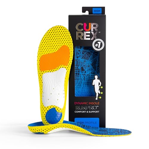 CURREX Einlegesohle RunPro - Einlegesohlen Sport für eine neue Dimension des Laufens. Sport Einlegesohlen für Verletzungsprävention, Stabilisation und volle Performance. High Profile von CURREX