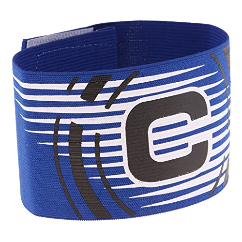 CUTICATE Kapitänsbinde Fußball Fußball Sport Verstellbare Armbänder - Blau von CUTICATE