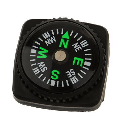 CUTICATE Knopf Kompass Set Für Notüberlebens Kits Uhrenarmband Paracord Armband Und Schlüsselbund von CUTICATE
