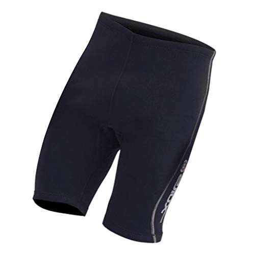 CUTICATE Neoprenhose Tauchhose Schwimmhose Kurz Schwarz Sport Surfen 2mm Neopren Shorts für Damen Herren - XXL von CUTICATE